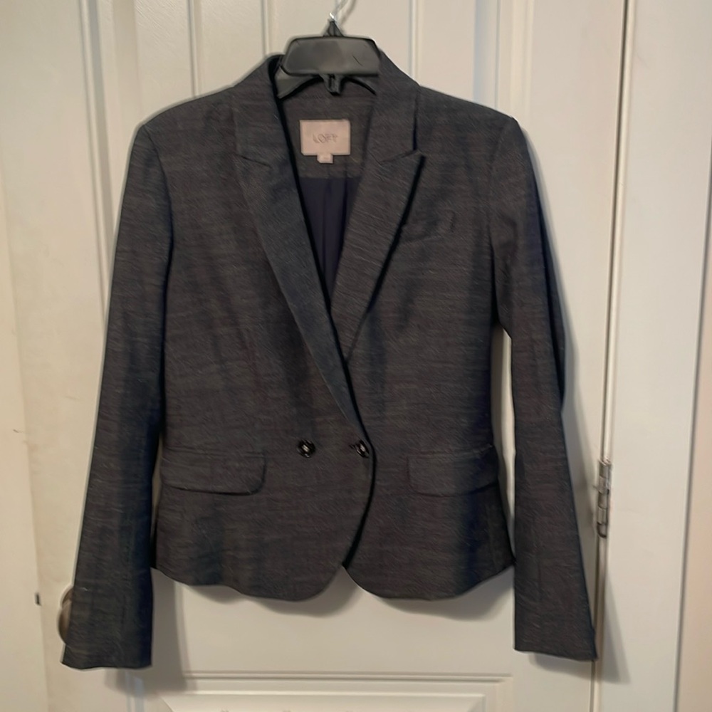 LOFT Linen Blend Size 2 Blazer